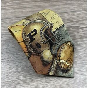 Eagles Wings Purdue Boilermakers College 100% Silk Necktie